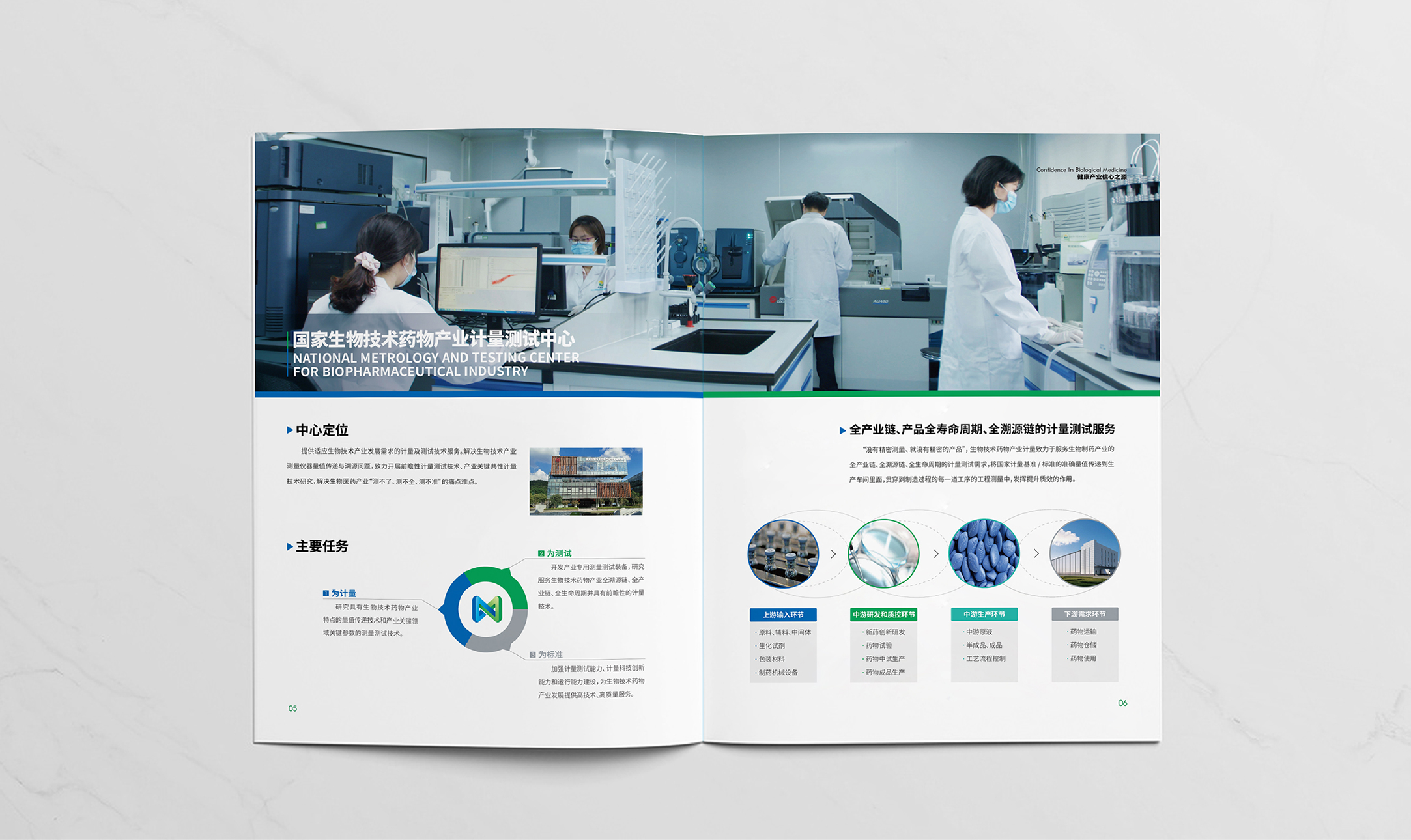 国家生物技术药物产业计量测试中心画册